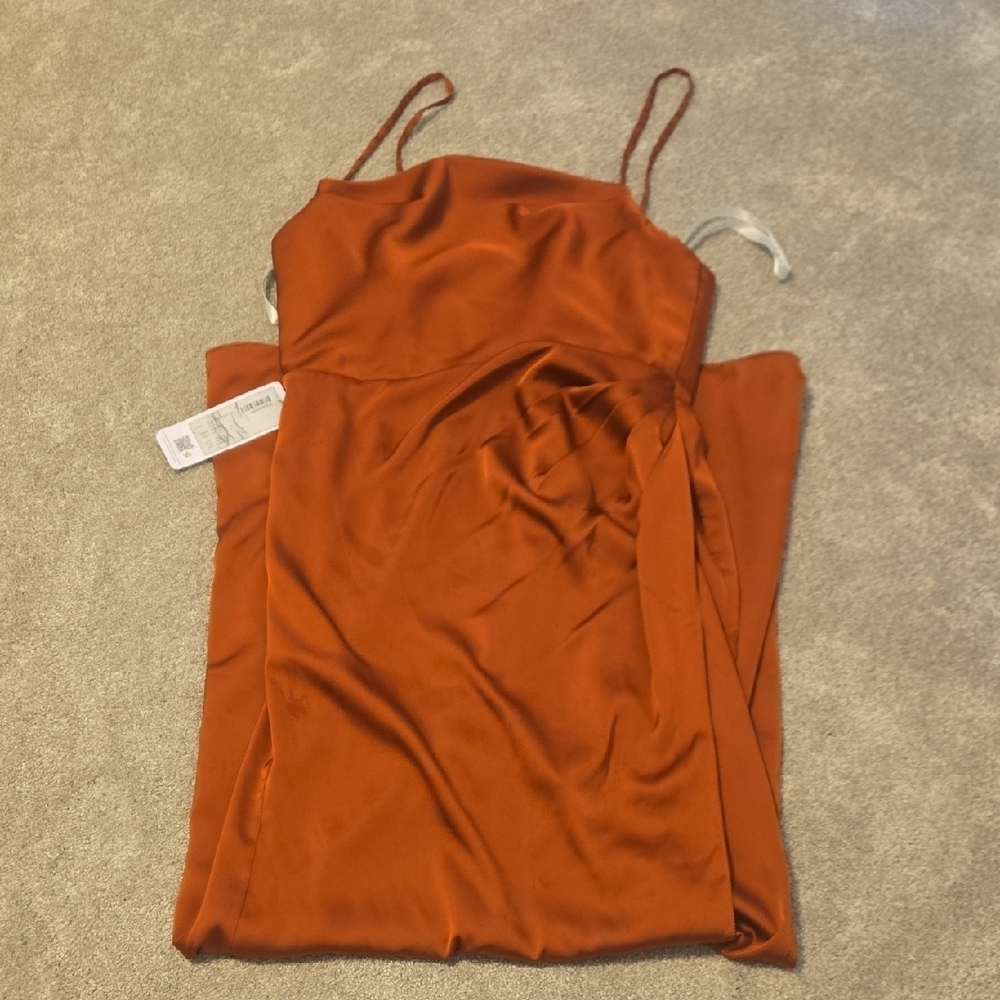 Azazie Terracotta Formal Dress